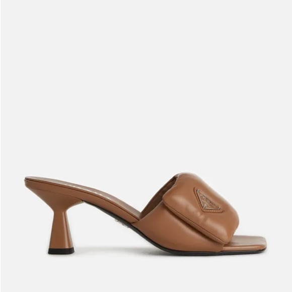 New Prada Soft 65mm nappa leather mules 37 $1,150 - Picture 2 of 9